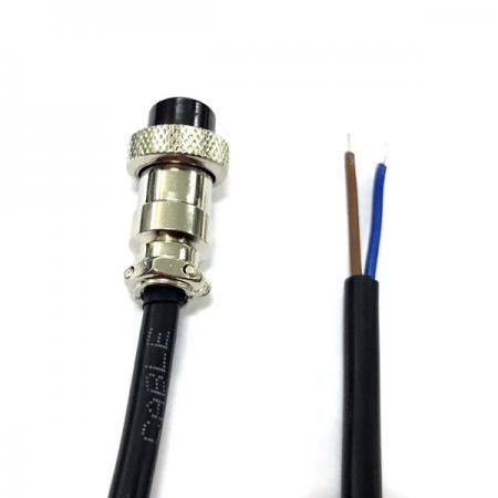 디바이스마트,케이블/전선 > 어셈블리 케이블 > 원형 커넥터 케이블,NW3 (New3),항공잭 써큘러 커넥터 16mm-2핀 cable(3M) [SCK-1602P],항공단자 항공잭 2핀 / 커넥터 홀직경 16mm / 커넥터 타입 암(female) / 케이블 두께 6mm / 케이블 총길이 3M / 전압 500V / 온도 80℃