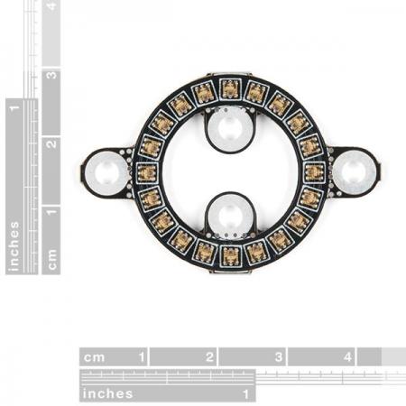 디바이스마트,MCU보드/전자키트 > 디스플레이 > LED,SparkFun,SparkFun LuMini LED Ring - 1 Inch (20 x APA102-2020) [COM-14967],2mm x 2mm 패키지 (APA102-2020)를 사용하는 Lumenati LED 라인의 소형화 버전 / 보드의 후면에있는 몇 개의 솔더 패드를 사용하여 전원을 공급하고 제어
