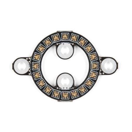 디바이스마트,MCU보드/전자키트 > 디스플레이 > LED,SparkFun,SparkFun LuMini LED Ring - 1 Inch (20 x APA102-2020) [COM-14967],2mm x 2mm 패키지 (APA102-2020)를 사용하는 Lumenati LED 라인의 소형화 버전 / 보드의 후면에있는 몇 개의 솔더 패드를 사용하여 전원을 공급하고 제어
