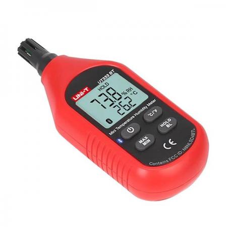 디바이스마트,계측기/측정공구 > 환경/이화학 측정장치 > 온도계/습도계,UNI-T,블루투스 미니 온습도계 UT333BT,온도 측정 범위 : -10 ~ 60 ° C / 14 ~ 140 ° F/ 습도 측정 범위 : 0 ~ 100 % RH