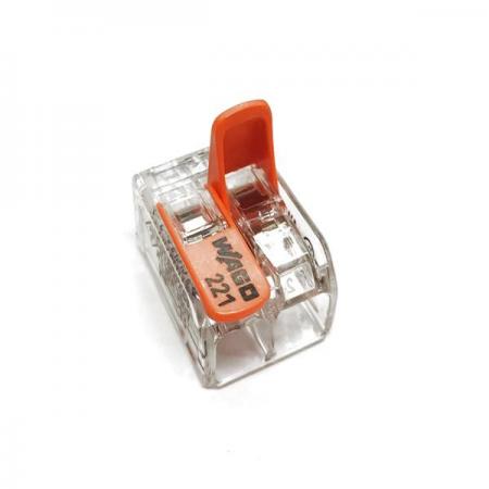 디바이스마트,케이블/전선 > 무탈피/탈피 커넥터 > 탈피 커넥터,WAGO,원터치 전선연결 커넥터 221-612 (2핀),독일 WAGO 정품 / 꽂음형 전선연결 커넥터