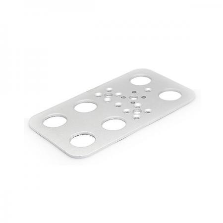 디바이스마트,기계/제어/로봇/모터 > 모터류 > 서보모터 > 서보모터용 악세사리,FeeTech,FEETECH Aluminum Foot Plate Connecting with Side Bracket To Fit The Ankle Servo For Biped FK-FP-001,이족 보행 로봇의 발 부분으로 사용하기 적합하며 그 외에 다목적으로 이용 할수 있는 알루미늄 브라켓입니다. 사이즈 : 60x501 mm