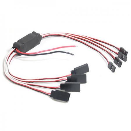 디바이스마트,기계/제어/로봇/모터 > 교육/취미로봇 > 드론/항공기 > 드론 변속기/ESC,FeeTech,FEETECH Direct Power Supply Connector with BEC X 4 FE-DPC-4,입력 전압 : 6V~20V  / 연속 출력값 : 2A · 5V  / 케이블 길이 30mm ±5mm BEC 내장 / 서보모터 전용 모듈 입니다. 4개의 서보 & 리시버 연결가능