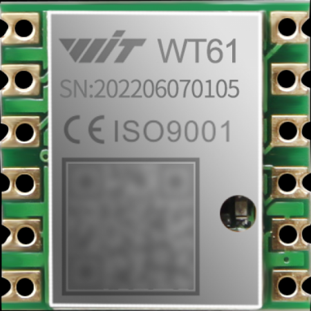 디바이스마트,MCU보드/전자키트 > 센서모듈 > 가속도/자이로/지자기센서 > 지자기센서,wit-motion,아두이노 BMI160 가속도/자이로 6축 센서모듈 BMI160 [WT61],시리얼 통신으로 데이터를 출력하는 가속도, 자이로 센서 모듈입니다. 칼만필터 알고리즘이 적용되어있으며 모듈에서 자체 계산된 XYZ(roll, pitch, yaw) 기울기 값을 통신을 통해 얻을 수 있습니다. / 가속도 3축, 자이로 3축 / 구동전압 : 3.3V ~ 5V / 인터페이스 : UART / Baud rate : 9600, 115200(default)