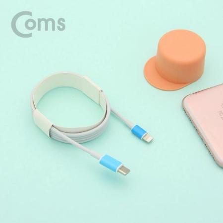 디바이스마트,케이블/전선 > USB 케이블 > OTG(FM) > USB C타입 OTG,Coms,USB 3.1(Type C) 케이블 Type C(M) to 8Pin(M) 1M[IE309],Type C(M) /8Pin(M)/1M