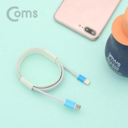 디바이스마트,케이블/전선 > USB 케이블 > OTG(FM) > USB C타입 OTG,Coms,USB 3.1(Type C) 케이블 Type C(M) to 8Pin(M) 1M[IE309],Type C(M) /8Pin(M)/1M