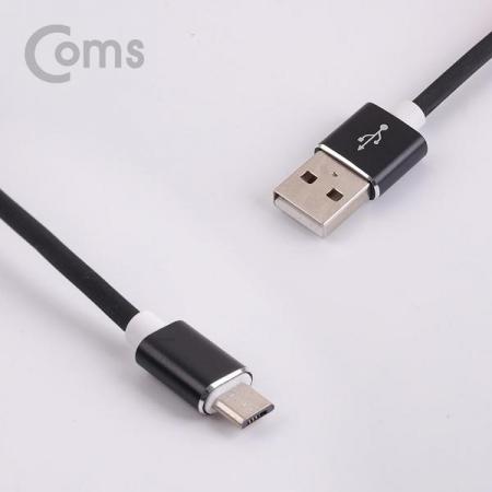 디바이스마트,케이블/전선 > USB 케이블 > 데이터케이블(MM) > USB 2.0 micro B타입(5핀) 케이블,Coms,안드로이드 케이블 Micro 5Pin(고속충전/3A) 1M, Black[IF216],고속충전/3A/1M/Black