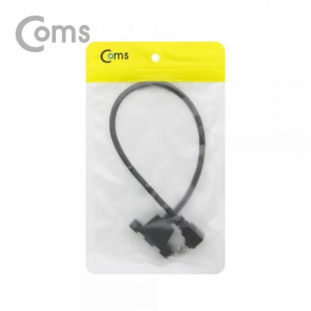 디바이스마트,케이블/전선 > USB 케이블 > 연장케이블(MF) > USB 2.0 micro B타입(5핀) 연장케이블,Coms,USB 연장 포트 케이블 - Micro 5Pin (M)상향꺾임(꺽임)/(F)브라켓연결용 판넬형, 30cm, Black[NA749],(M)상향꺾임(꺽임)/(F)브라켓연결용 판넬형/30cm/Black
