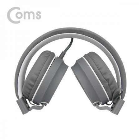 디바이스마트,컴퓨터/모바일/가전 > 음향ㆍ영상ㆍ카메라 > 헤드셋 > 헤드셋,Coms,스마트폰용 접이식 헤드셋 / 그레이-화이트/스테레오/Stereo/4극 [BB082],접이식 헤드셋 / 그레이-화이트/스테레오/Stereo/4극