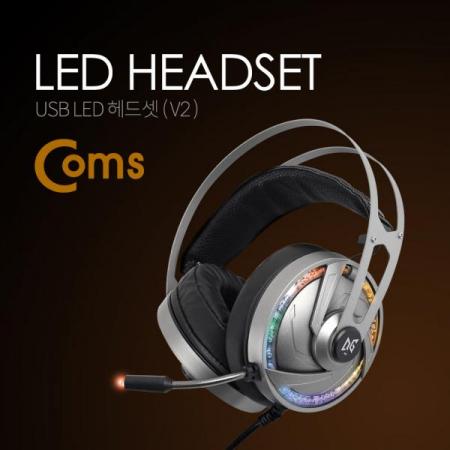 디바이스마트,컴퓨터/모바일/가전 > 음향ㆍ영상ㆍ카메라 > 헤드셋 > 헤드셋,Coms,헤드셋(V2) USB LED / 볼륨 컨트롤러 / 마이크 장착[BT083],볼륨 컨트롤러 / 마이크 장착