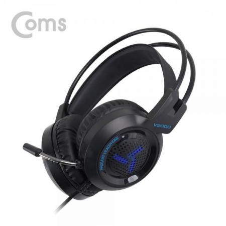 디바이스마트,컴퓨터/모바일/가전 > 음향ㆍ영상ㆍ카메라 > 헤드셋 > 헤드셋,Coms,헤드셋(V2000) USB LED / 볼륨 컨트롤러 / 마이크 장착[BT084],볼륨 컨트롤러 / 마이크 장착