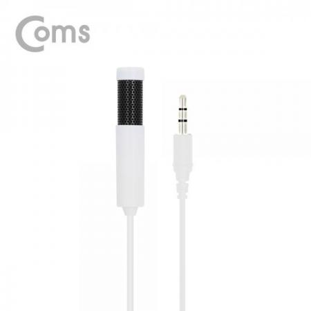 디바이스마트,컴퓨터/모바일/가전 > 음향ㆍ영상ㆍ카메라 > 마이크 > 유선마이크,Coms,소형 스틱 콘덴서마이크 (AUX 3.5mm / 1.5M / White)[BT041],AUX 3.5mm / 1.5M / White