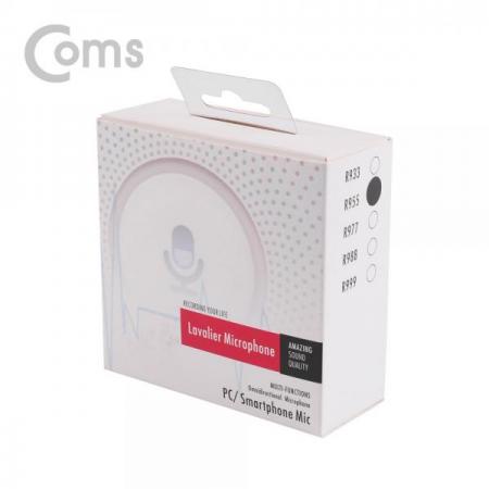 디바이스마트,컴퓨터/모바일/가전 > 음향ㆍ영상ㆍ카메라 > 마이크 > 유선마이크,Coms,마이크(고급 미니형), 클립고정 / 스마트폰 마이크[BT433],클립고정 / 스마트폰 마이크