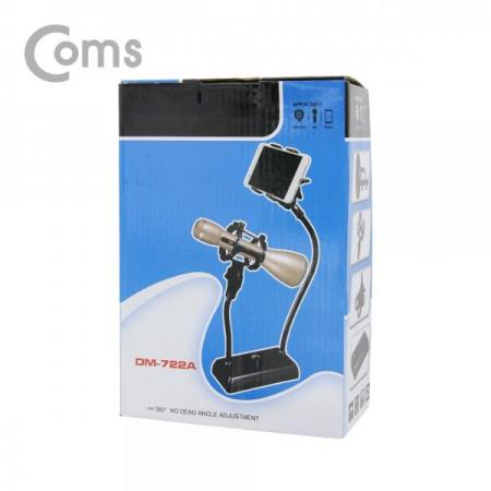 디바이스마트,컴퓨터/모바일/가전 > 음향ㆍ영상ㆍ카메라 > 마이크 > PC마이크,Coms,마이크&스마트폰 2 in 1 탁상 거치대(스탠드)[ID102],2 in 1/탁상 거치대/스탠드