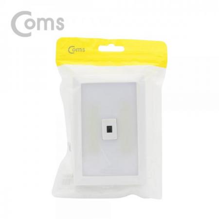 디바이스마트,컴퓨터/모바일/가전 > 가구/사무용품/공구 > 조명기기 > 무드등/간접조명,Coms,벽면등(Switch Light) 사각 20LED / 동작감지센서 / 3 x AAA [BB803],사각 20LED / 동작감지센서 / 3 x AAA