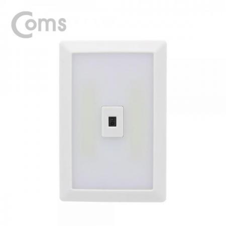 디바이스마트,컴퓨터/모바일/가전 > 가구/사무용품/공구 > 조명기기 > 무드등/간접조명,Coms,벽면등(Switch Light) 사각 20LED / 동작감지센서 / 3 x AAA [BB803],사각 20LED / 동작감지센서 / 3 x AAA