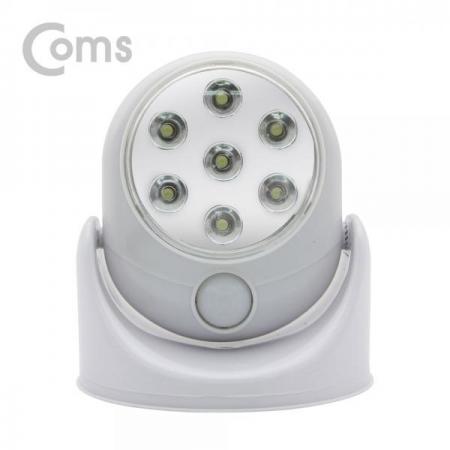 디바이스마트,컴퓨터/모바일/가전 > 가구/사무용품/공구 > 조명기기 > 센서등,Coms,동작감지 램프(센서감지형) 7LED, 탁상형, 벽면 거치, 각도조절 [BB804],7LED, 탁상형/벽면 거치/각도조절