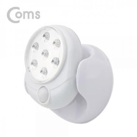 디바이스마트,컴퓨터/모바일/가전 > 가구/사무용품/공구 > 조명기기 > 센서등,Coms,동작감지 램프(센서감지형) 7LED, 탁상형, 벽면 거치, 각도조절 [BB804],7LED, 탁상형/벽면 거치/각도조절