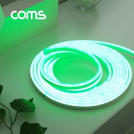 디바이스마트,LED/LCD > LED 인테리어조명 > 장식용 LED,Coms,줄/띠형 LED 슬림형 세트 5M, Green [BF055], 줄/띠형 LED 슬림형 세트/5M/Green