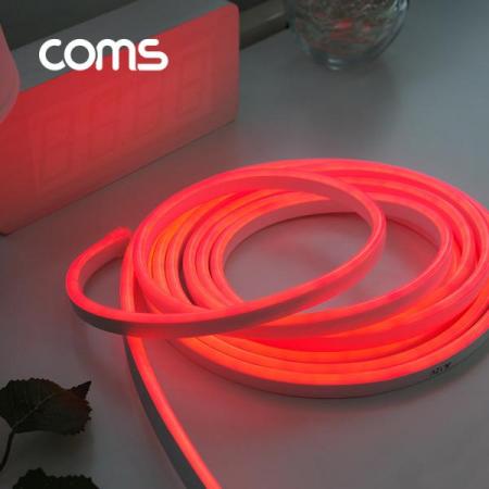 디바이스마트,LED/LCD > LED 인테리어조명 > 장식용 LED,Coms,줄/띠형 LED 슬림형 세트 5M, Red [BF056],줄/띠형 LED 슬림형 세트/5M/Red