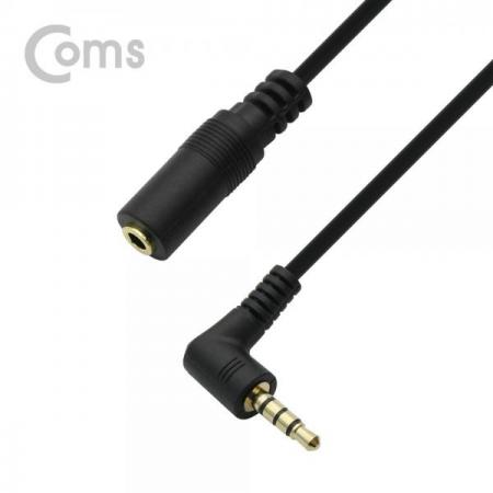 디바이스마트,케이블/전선 > 영상/음향 케이블 > 스테레오/RCA 케이블,Coms,스테레오 케이블 (3.5 연장/4극/스프링), 꺾임(꺽임) / Stereo[BS116],3.5 연장/4극/스프링/꺾임(꺽임) - 스프링 길이 약 12cm ~ 50cm / Stereo