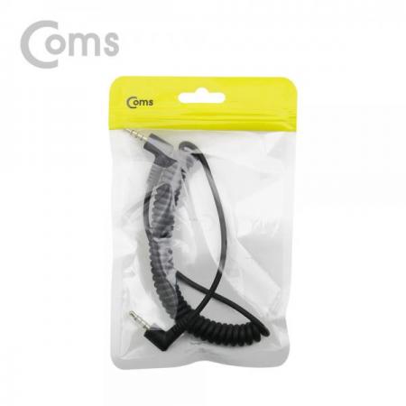 디바이스마트,케이블/전선 > 영상/음향 케이블 > 스테레오/RCA 케이블,Coms,스테레오 케이블 (3.5/4극/스프링), 양쪽 꺾임(꺽임) [BT115],3.5/4극/스프링/양쪽 꺾임(꺽임) - 스프링 길이 약15cm~50cm / Stereo