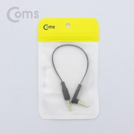 디바이스마트,케이블/전선 > 영상/음향 케이블 > 스테레오/RCA 케이블,Coms,스테레오 젠더 3.5 4극(M) / 3극(M) 한쪽 꺾임(꺽임), 15cm, FLAT 타입/Stereo[ND542],3.5 4극(M) / 3극(M) 한쪽 꺾임(꺽임)/15cm/FLAT 타입/Stereo