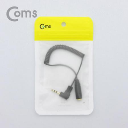 디바이스마트,케이블/전선 > 영상/음향 케이블 > 스테레오/RCA 케이블,Coms,스테레오 젠더 2.5 3극(M) 꺾임(꺽임)/3.5 3극(F) 20~30cm, 스프링 타입/Stereo[ND547],2.5 3극(M) 꺾임(꺽임)/3.5 3극(F) 20~30cm/스프링 타입/Stereo