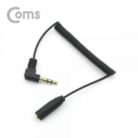 디바이스마트,케이블/전선 > 영상/음향 케이블 > 스테레오/RCA 케이블,Coms,스테레오 젠더 3.5 3극(M) 꺾임(꺽임)/2.5 3극(F), 20~30cm, 스프링 타입/Stereo[ND549],3.5 3극(M) 꺾임(꺽임)/2.5 3극(F)/20~30cm/스프링 타입/Stereo