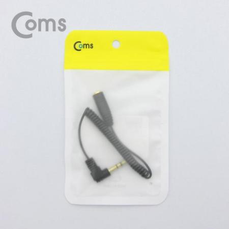 디바이스마트,케이블/전선 > 영상/음향 케이블 > 스테레오/RCA 케이블,Coms,스테레오 젠더 3.5 3극(M) 꺾임(꺽임)/2.5 3극(F), 20~30cm, 스프링 타입/Stereo[ND549],3.5 3극(M) 꺾임(꺽임)/2.5 3극(F)/20~30cm/스프링 타입/Stereo