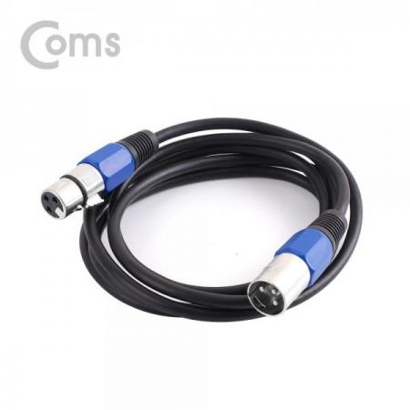 디바이스마트,케이블/전선 > 영상/음향 케이블 > AV통합 케이블,Coms,캐논 케이블 연장 2M, XLR(3P Mic)M/F[BT220],2M/XLR(3P Mic)M/F