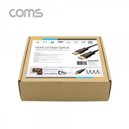 디바이스마트,케이블/전선 > 영상/음향 케이블 > HDMI 케이블,Coms,HDMI 2.0 리피터 광 케이블(Optical + Coaxial) 25M [CB496],25M / 4K2K@60Hz 지원, 4:4:4