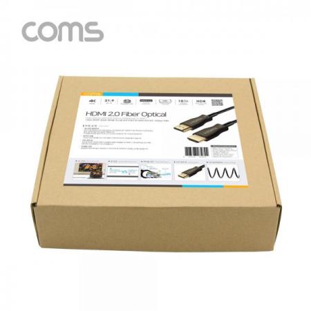 디바이스마트,케이블/전선 > 영상/음향 케이블 > HDMI 케이블,Coms,HDMI 2.0 리피터 광 케이블(Optical + Coaxial) 60M [CB502],60M / 4K2K@60Hz 지원, 4:4:4