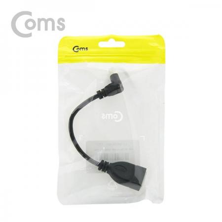 디바이스마트,케이블/전선 > 영상/음향 케이블 > HDMI/DVI 케이블,Coms,HDMI 젠더(Micro HDMI M/HDMI F), 15cm / 하향 꺾임형(꺽임) [BS358],HDMI 젠더 / Micro HDMI (D type) MALE - HDMI FEMALE / 하향 꺾임형 / 15cm