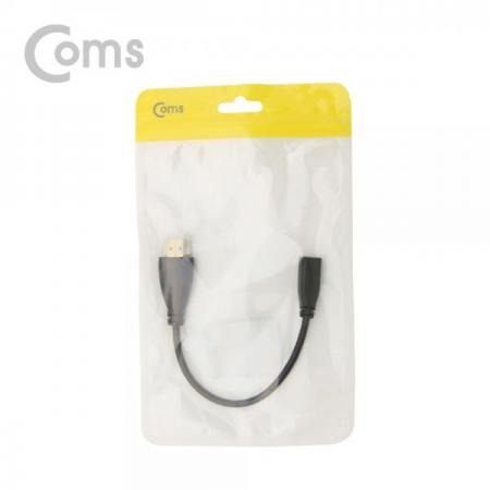 디바이스마트,케이블/전선 > 영상/음향 케이블 > HDMI/DVI 케이블,Coms,HDMI 젠더(Micro HDMI F/HDMI M) 20cm[ID005],Micro HDMI (D type) FEMALE - HDMI MALE 연장 젠더 / 20cm