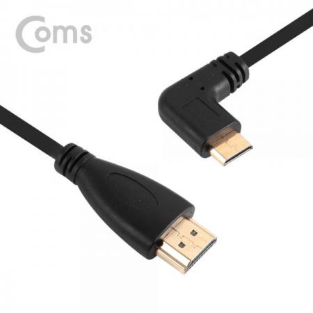 디바이스마트,케이블/전선 > 영상/음향 케이블 > HDMI 케이블,Coms,HDMI/HDMI(Mini) 스프링 케이블 30cm ~ 1M / Mini HDMI 우향꺾임(꺽임)[NE773],30cm ~ 1M / Mini HDMI 우향꺾임(꺽임)
