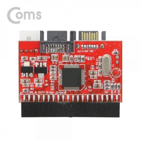 디바이스마트,케이블/전선 > PC/네트워크/통신 케이블 > SATA/HDD 케이블,Coms,SATA 컨버터(SATA HDD용) / SATA to IDE 컨버터(SATA케이블 50cm) / Red[BS131],SATA to IDE 컨버터(SATA케이블 50cm) / Red