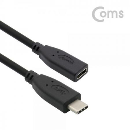 디바이스마트,케이블/전선 > USB 케이블 > OTG(FM) > USB C타입 OTG,Coms,USB 3.1(Type C) 케이블(M/F) 20cm, Black / 연장[BT130],케이블(M/F)/20cm/Black / 연장