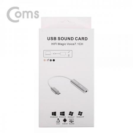 디바이스마트,케이블/전선 > USB 케이블 > OTG(FM) > USB C타입 OTG,Coms,Type C 오디오(7.1) 컨버터/3.5 ST - 케이블형, Metal/Silver[BT320],컨버터/3.5 ST/케이블형/Metal/Silver