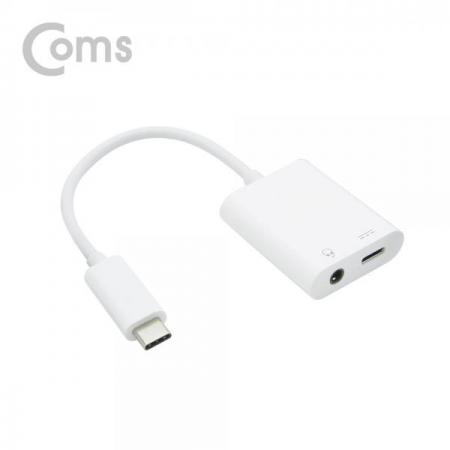 디바이스마트,케이블/전선 > USB 케이블 > OTG(FM) > USB C타입 OTG,Coms,USB 3.1 Type C 사운드 컨버터 / 이어폰 듀얼 젠더 / 충전 + 음악감상[CL134],사운드 컨버터 / 이어폰 듀얼 젠더 / 충전 + 음악감상