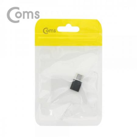 디바이스마트,케이블/전선 > USB 케이블 > OTG(FM) > USB C타입 OTG,Coms,USB 3.1 젠더(Type C) / Micro 5P(F) to Type C(M) / Short / Black[IE118],Micro 5P(F) to Type C(M) / Short / Black