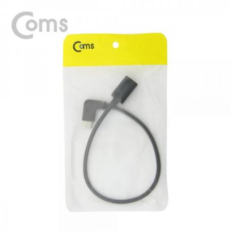 디바이스마트,케이블/전선 > USB 케이블 > OTG(FM) > USB C타입 OTG,Coms,USB 3.1 젠더(연장), 30cm / Type C(M/F), 좌우꺾임(꺽임)[NA549],30cm / Type C(M/F), 좌우꺾임(꺽임)