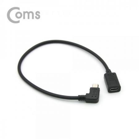디바이스마트,케이블/전선 > USB 케이블 > OTG(FM) > USB C타입 OTG,Coms,USB 3.1 Type C 젠더 - Mini 5P(M) 좌향꺾임(꺽임) / Type C(F) 30cm[NA555],Mini 5P(M) 좌향꺾임(꺽임) / Type C(F) 30cm
