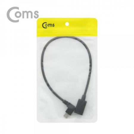 디바이스마트,케이블/전선 > USB 케이블 > OTG(FM) > USB C타입 OTG,Coms,USB 3.1 Type C 젠더 - Micro 5P(M) 좌향꺾임(꺽임) / Type C(F) 30cm[NT554],Micro 5P(M) 좌향꺾임(꺽임) / Type C(F) /30cm