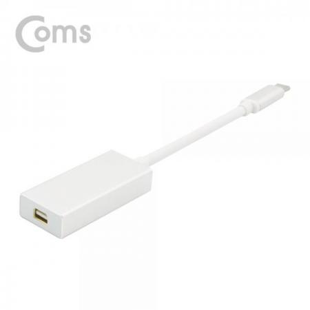 디바이스마트,컴퓨터/모바일/가전 > 네트워크/케이블/컨버터/IOT > 리피터/젠더/전원 케이블 > 컨버터,Coms,USB 3.1 컨버터(Type C) Mini DP 변환, 16cm / 4K2K 60Hz / Type C(M) to Mini DP(F)[BT109],Mini DP 변환/16cm / 4K2K 60Hz / Type C(M) to Mini DP(F)