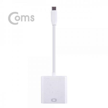 디바이스마트,컴퓨터/모바일/가전 > 네트워크/케이블/컨버터/IOT > 리피터/젠더/전원 케이블 > 컨버터,Coms,USB 3.1 컨버터(Type C) / Type C to VGA 변환[IF131], USB 3.1 컨버터(Type C) / Type C to VGA 변환