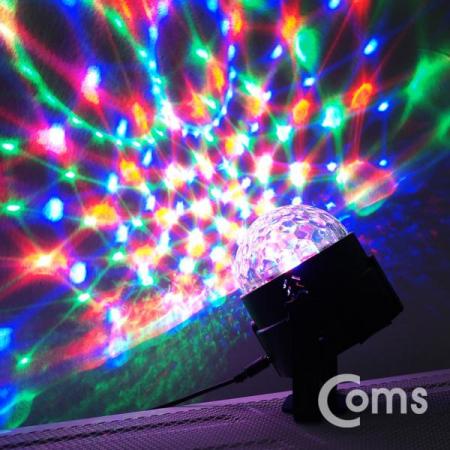 디바이스마트,LED/LCD > LED 인테리어조명 > USB 램프,Coms,LED 파티용 라이트 / 미러볼 / 노래방 조명 / USB 램프 / 설치형 / 리모콘 제공[IE141],사이즈 : 85x85x90mm / 전원 : AC 100~240V , DC 5V , 1A , 1W / 색상 : RGB / 구성품: LED 미러볼 본체, 360도 회전 브라켓, 흡착판, USB 전원 포트, 리모콘콘트롤러, USB 전원으로 전원 공급해서 사용