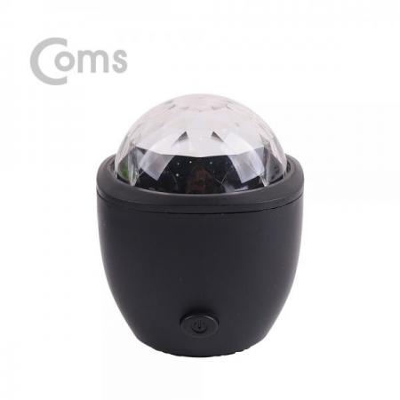 디바이스마트,LED/LCD > LED 인테리어조명 > USB 램프,Coms,휴대용 LED 미러볼 / 파티조명 / 노래방 조명 / USB타입 / 싸이키 조명 / 1.2M 케이블(일체형)[IF576],사이즈 : 43x43x55mm / 전원 : 5V / 색상 : RGB / 파티 조명 / 노래방 조명