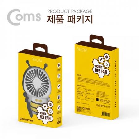 디바이스마트,컴퓨터/모바일/가전 > 가전/생활용품 > 계절가전 > 선풍기/냉풍기,Coms,리큐엠 꿀벌(허니비) 핸디선풍기 / 블루[CS4456],핸디선풍기 / 블루