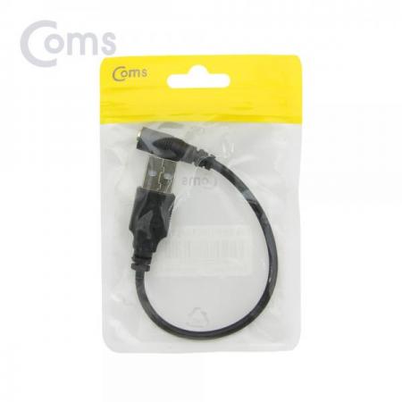 디바이스마트,케이블/전선 > USB 케이블 > 충전케이블(MM) > DC 전원 충전케이블,Coms,USB 전원 젠더 (USB M to DC 3.5/1.3 F) 20cm [BB937],USB M to DC 3.5/1.3 F/20cm